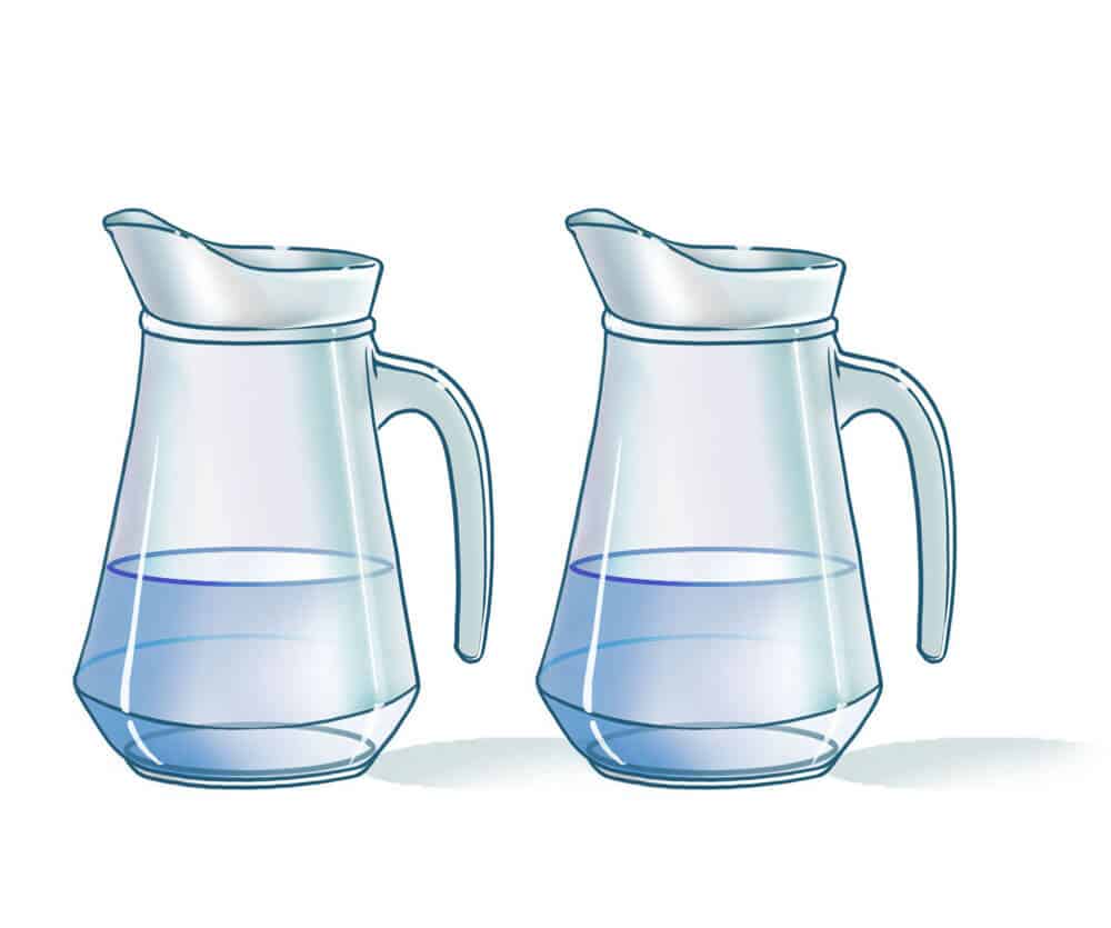 Maths Gr 1 2xjugs Maths-Gr-1- 2 x jugs each containing 2 glasses of water