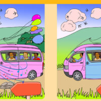Maths Gr 1 taxi_ Spot the Difference puzzle